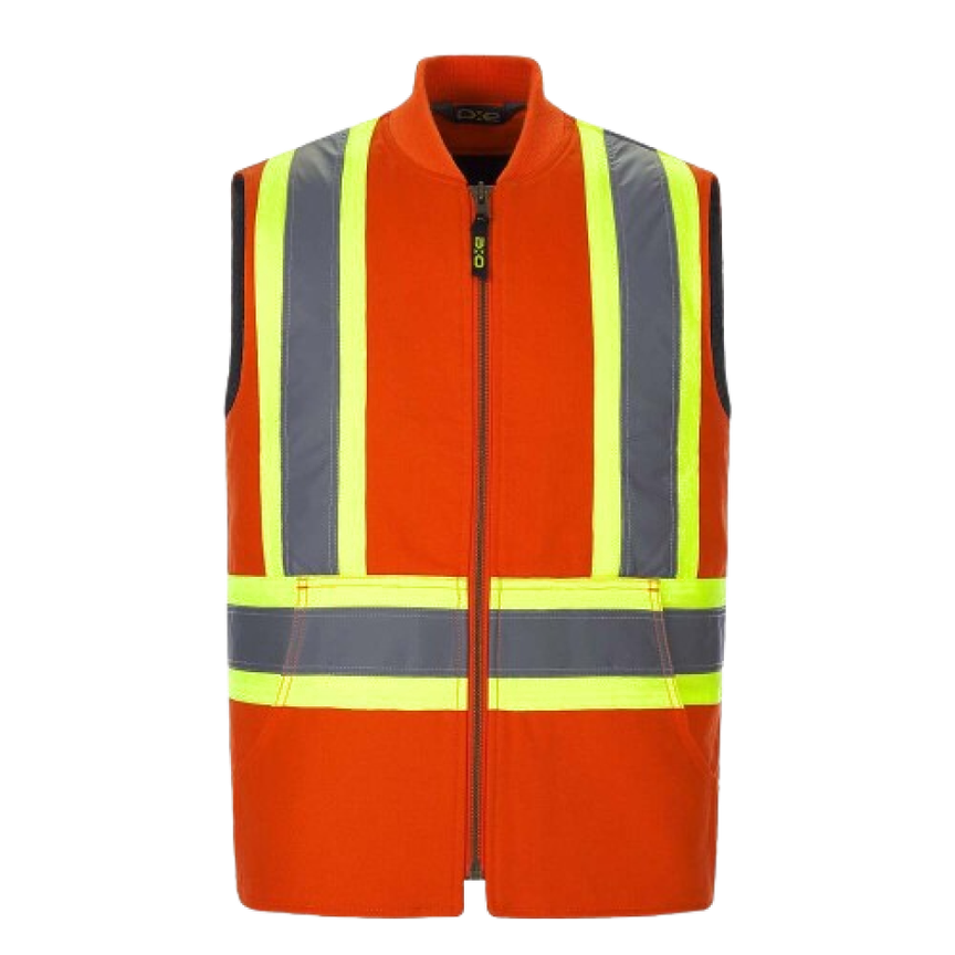 CX2 Hivis L01295 - Titan Hivis Vest With Sherpa Lining