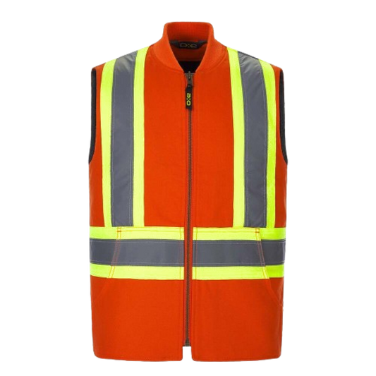 CX2 Hivis L01295 - Titan Hivis Vest With Sherpa Lining