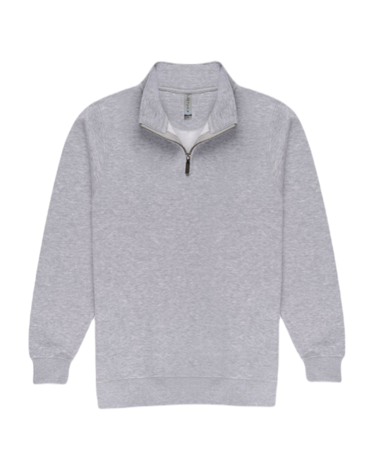 Milltex 935 Heavy Weight ¼ Zip Crew Neck (Heather)