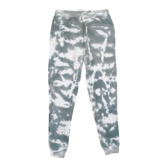 Printees Unisex Tie Dye Jogger Pant 8.25 Oz Grey Cloudy